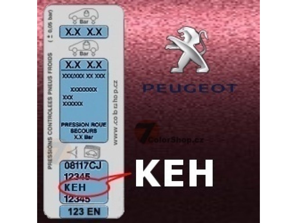 PEUGEOT KEH FRAMBOISE metál színű ceruza 20ml