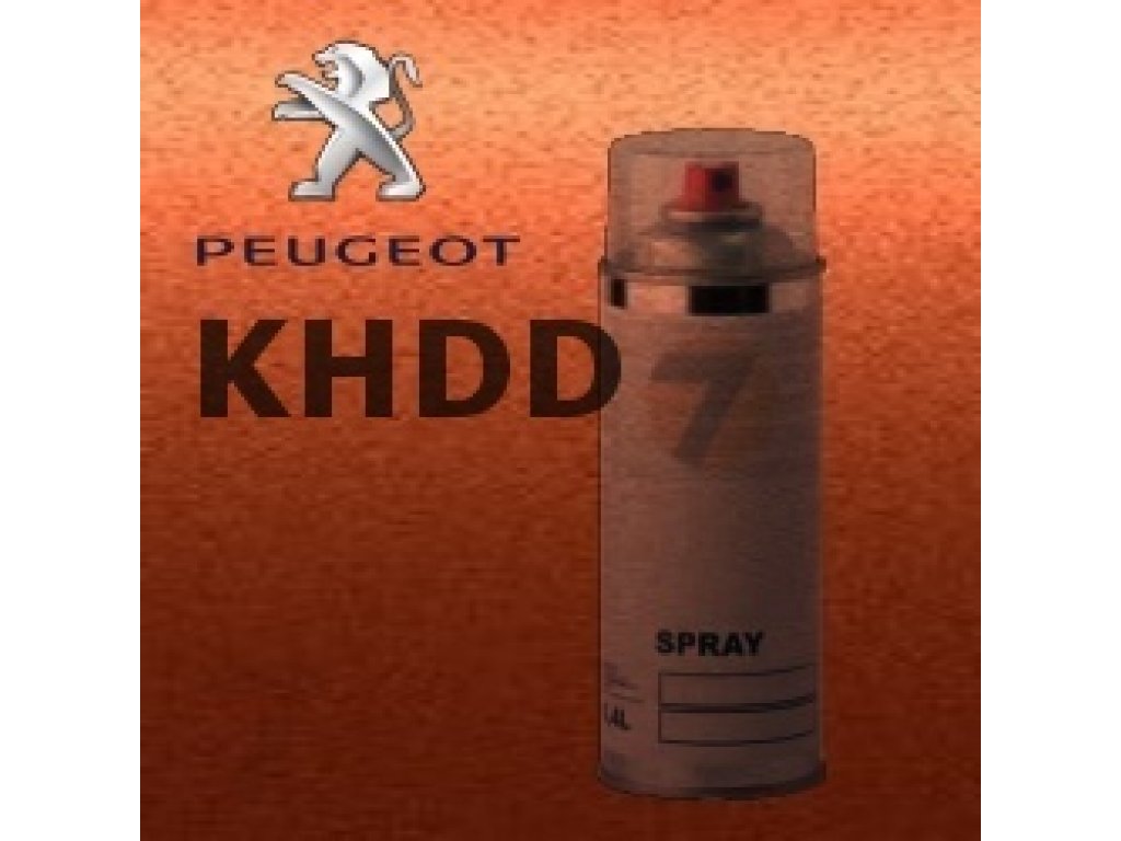 PEUGEOT KHDD ORANGE TANGERINE metalická barva Sprej 400ml