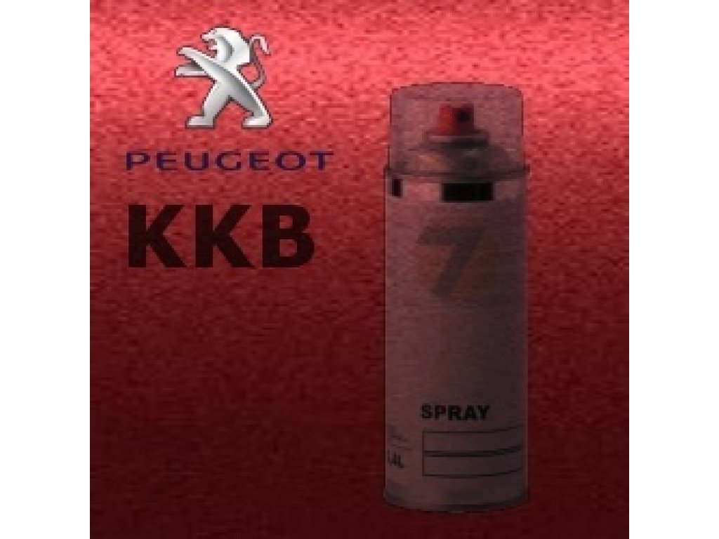 PEUGEOT KKB ROSSO BRIGHT metalická barva Sprej 400ml
