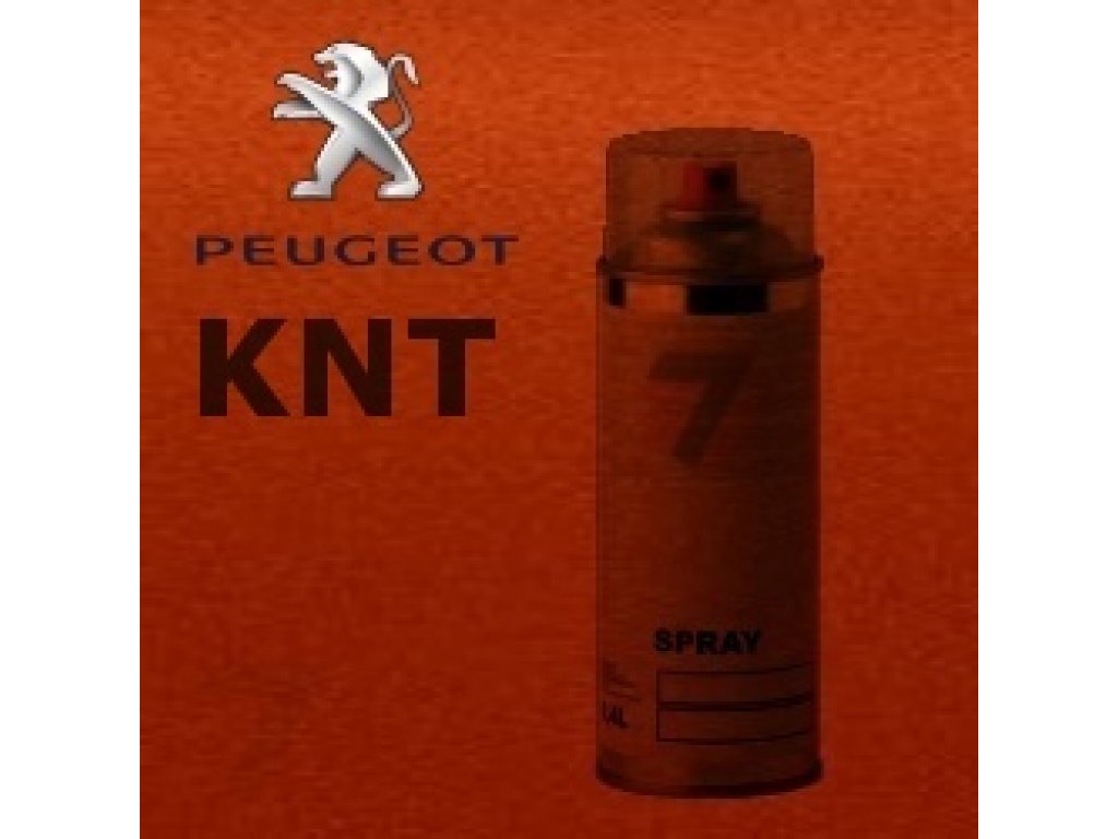 PEUGEOT KNT ORANGE POWER metalická barva Sprej 400ml