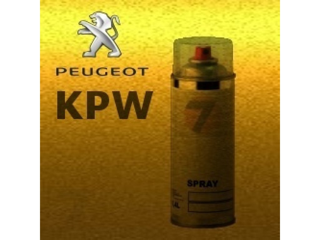 PEUGEOT KPW JAUNE PEPITE metalická barva Sprej 400ml