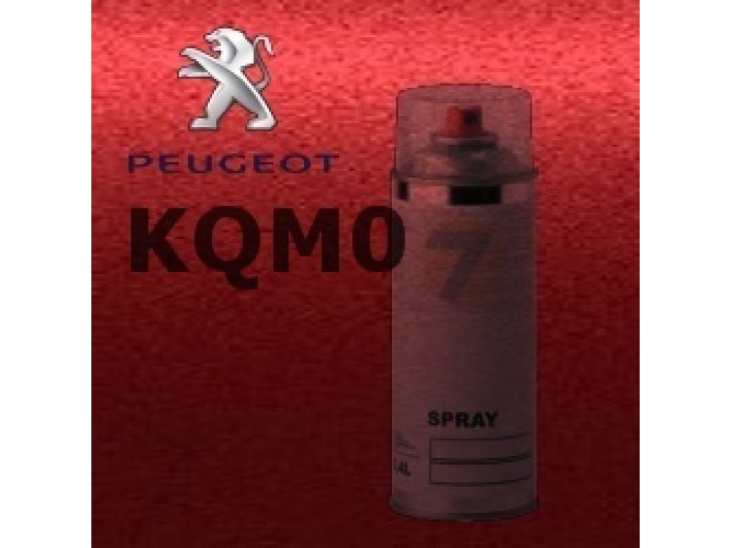 PEUGEOT KQM0 ROUGE LUCIFER metalická barva Sprej 400ml
