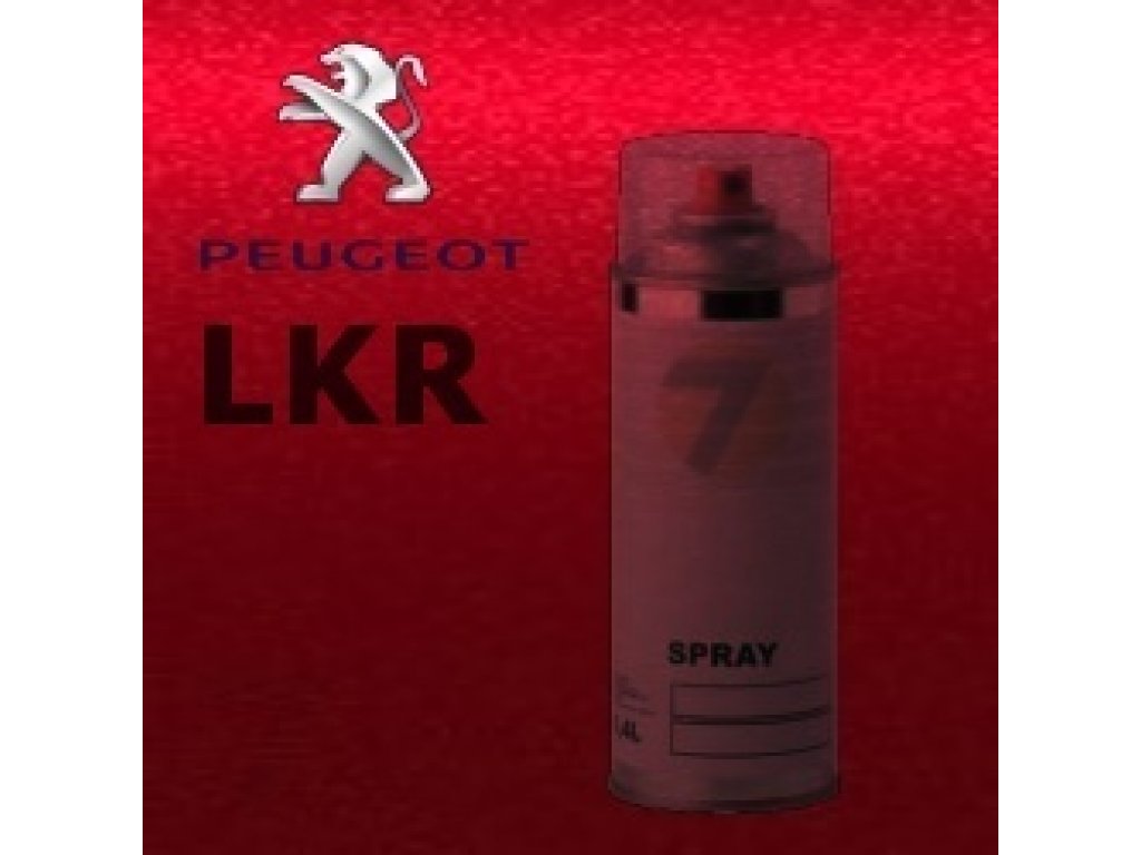 PEUGEOT LKR ROUGE BABYLONE metallic paint Spray 400ml 2pcs