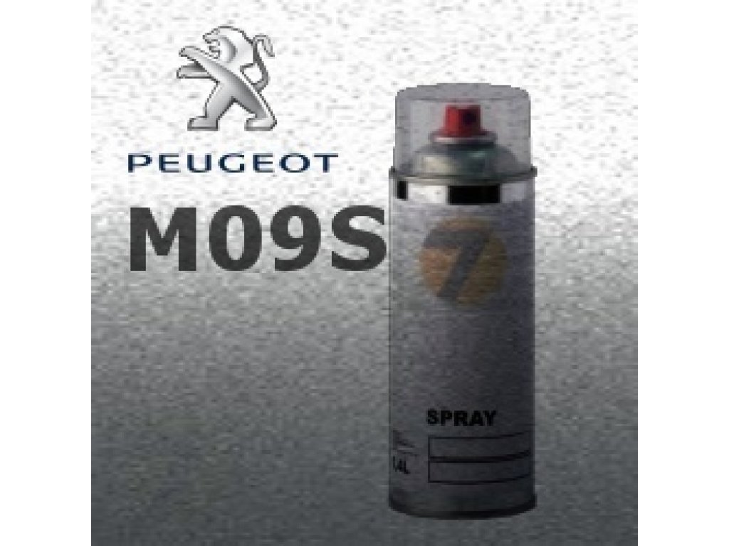 PEUGEOT M09S GRIS COOL SILVER metalická barva Sprej 400ml