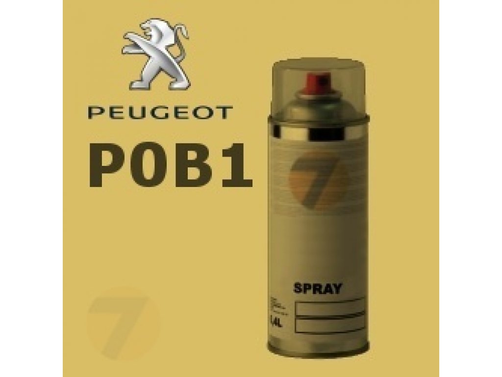 PEUGEOT P0B1 GIALLO CARIOCA vernice Spray 400ml