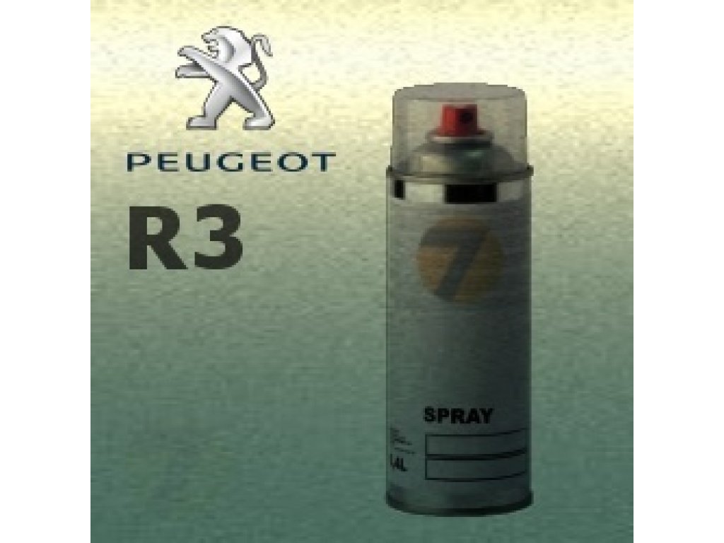 PEUGEOT R3 VERT OPALE metalická barva Sprej 400ml