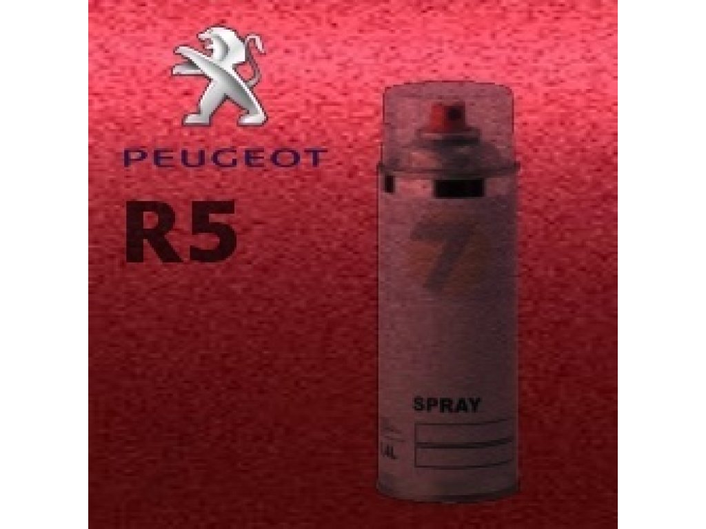 PEUGEOT R5 BASE ROUGE ULTIMATE metalická barva Sprej 400ml