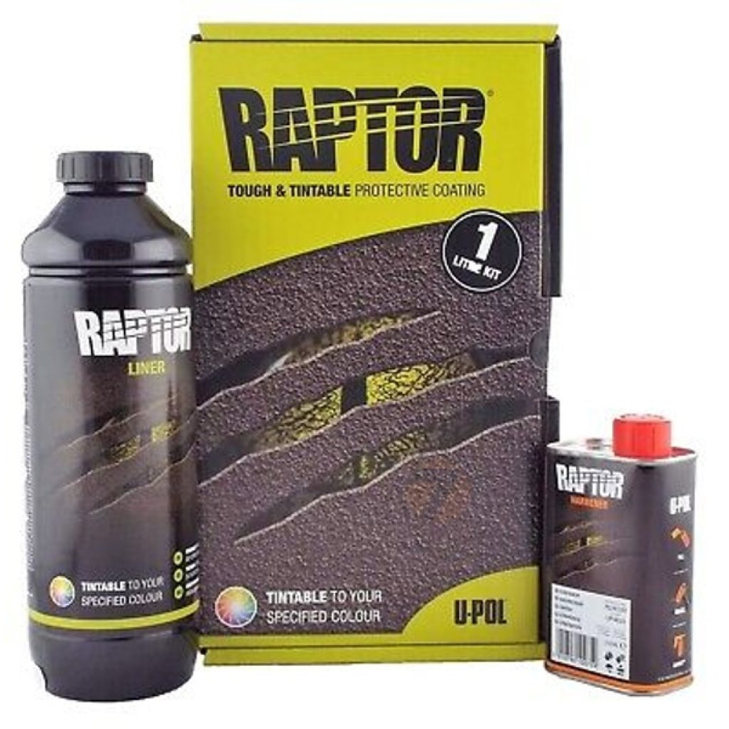 RAPTOR 2K Touch and Tintable Protective Coating Tönbare Schutzbeschichtung – Set 0,95 L