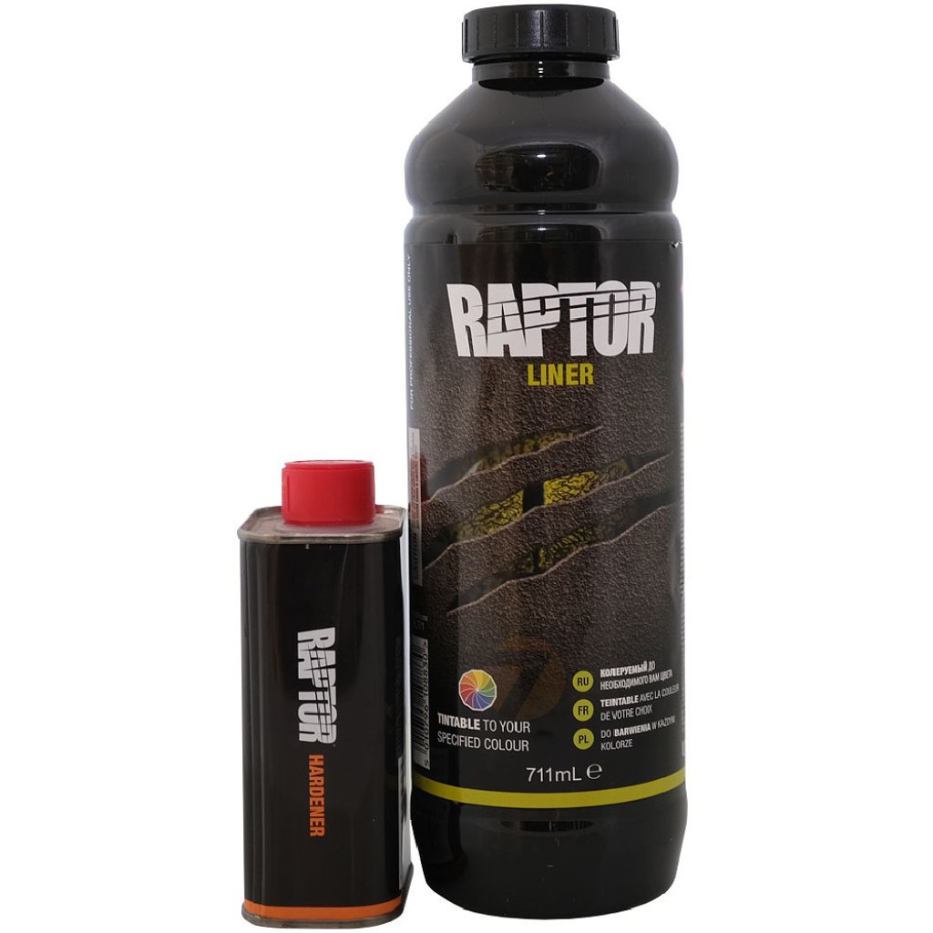 RAPTOR 2K Touch and Tintable Protective Coating Tönbare Schutzbeschichtung – Set 0,95 L