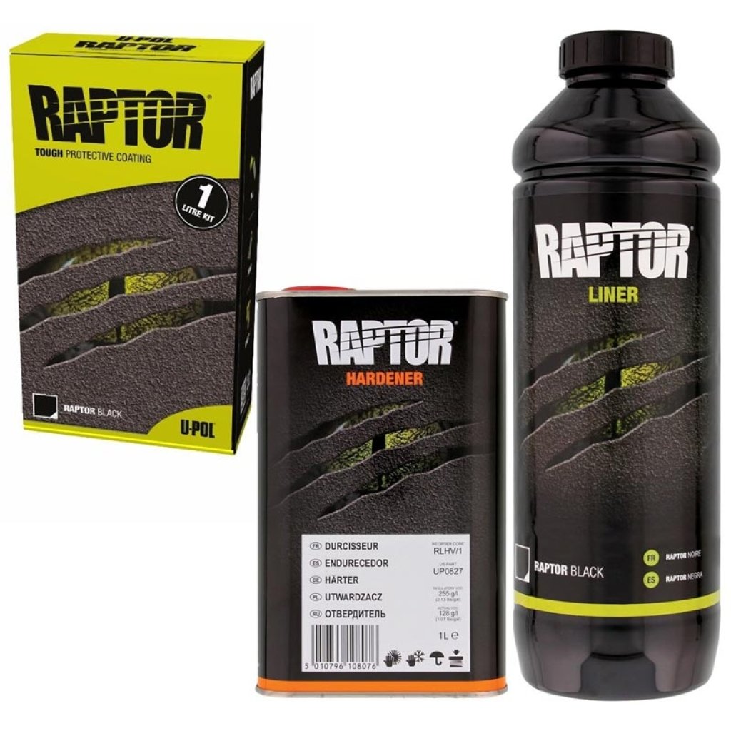 RAPTOR 2K Touch Protective Coating Black 1 Bottle Kit 0,95 L