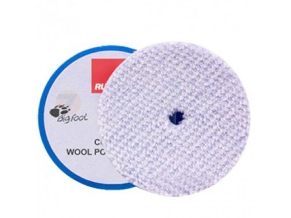 Mousse de polissage velcro RUPES D-A Rupes D-A Coarse Woll bleu 130/145 mm