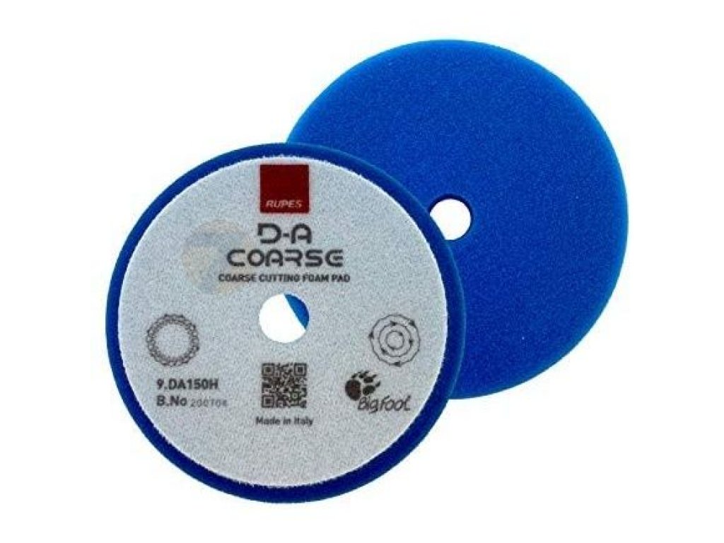 Mousse de polissage velcro RUPES D-A Rupes D-A Course bleu 130/150 mm