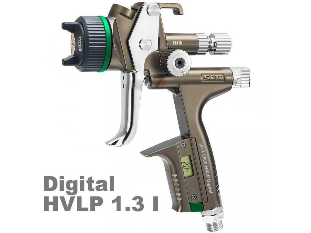 SATAjet X 5500 HVLP Digital 1.3 I Spray Gun, Cup RPS 0.6/09 l, swivel joint