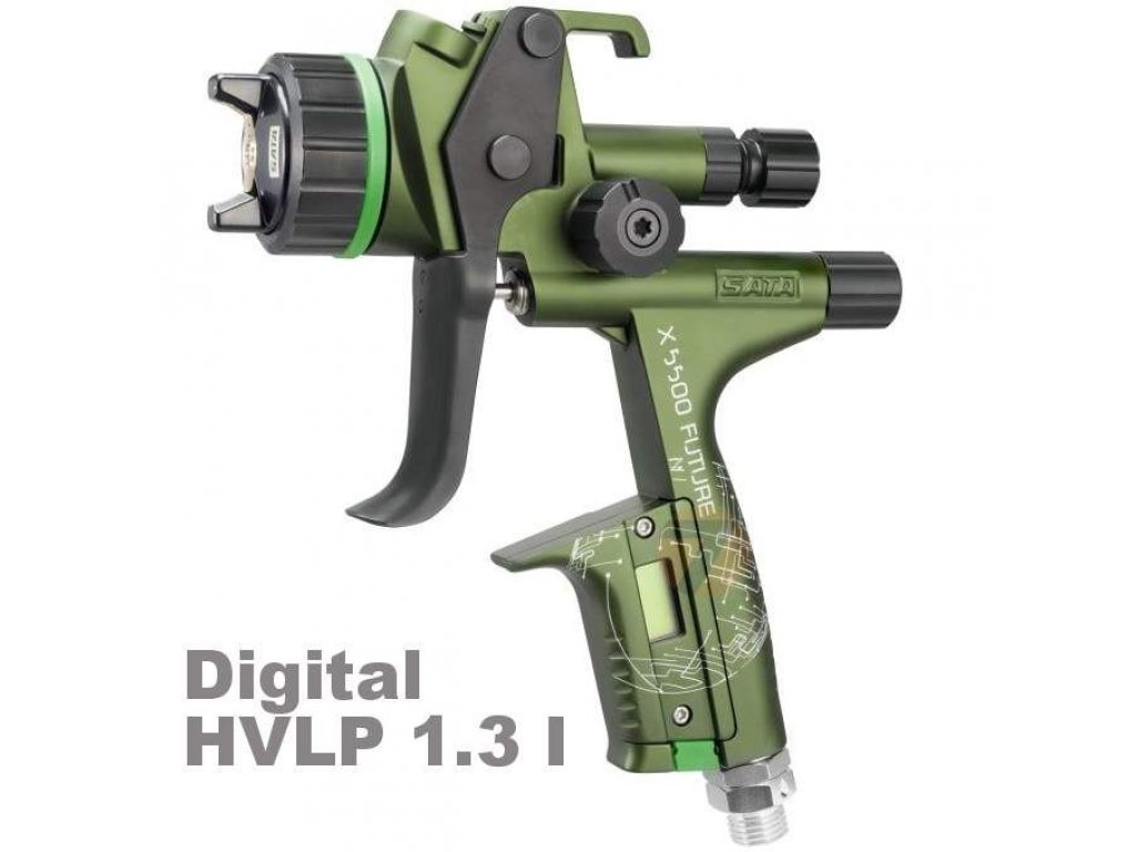 SATAjet X 5500 HVLP FUTURE Digital 1.3 I striekacie pištole, nádobka RPS 0,6/0,9l, otočny klb