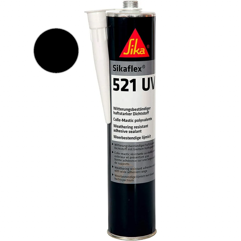 SikaFlex 521 UV čierna 300ml
