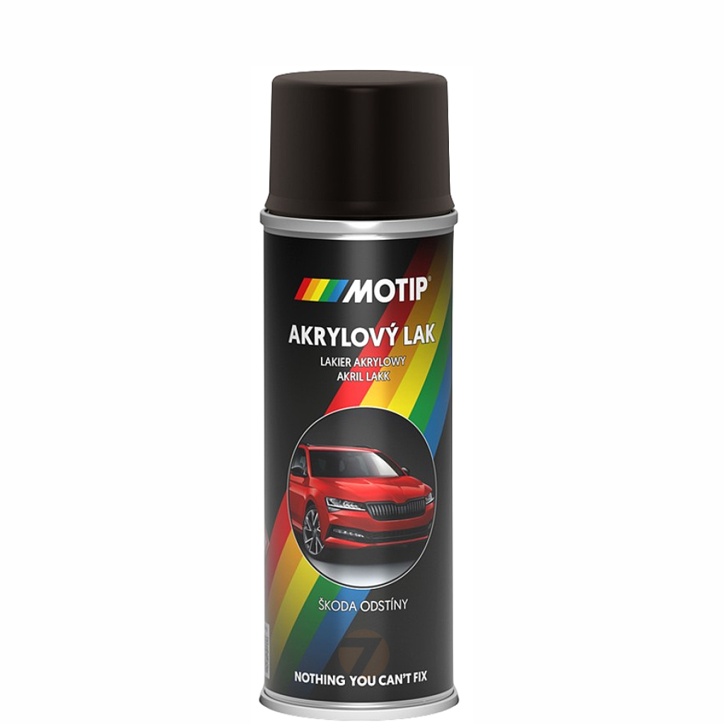 Skoda 1999 Schwarz-Matt-Spray 200 ml