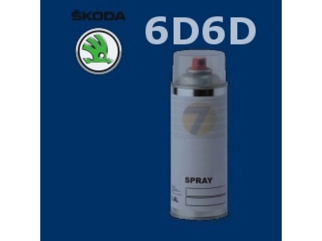 SKODA 6D6D MODRA DYNAMIQUE DYNAMIC BLAU barva Spray 400ml