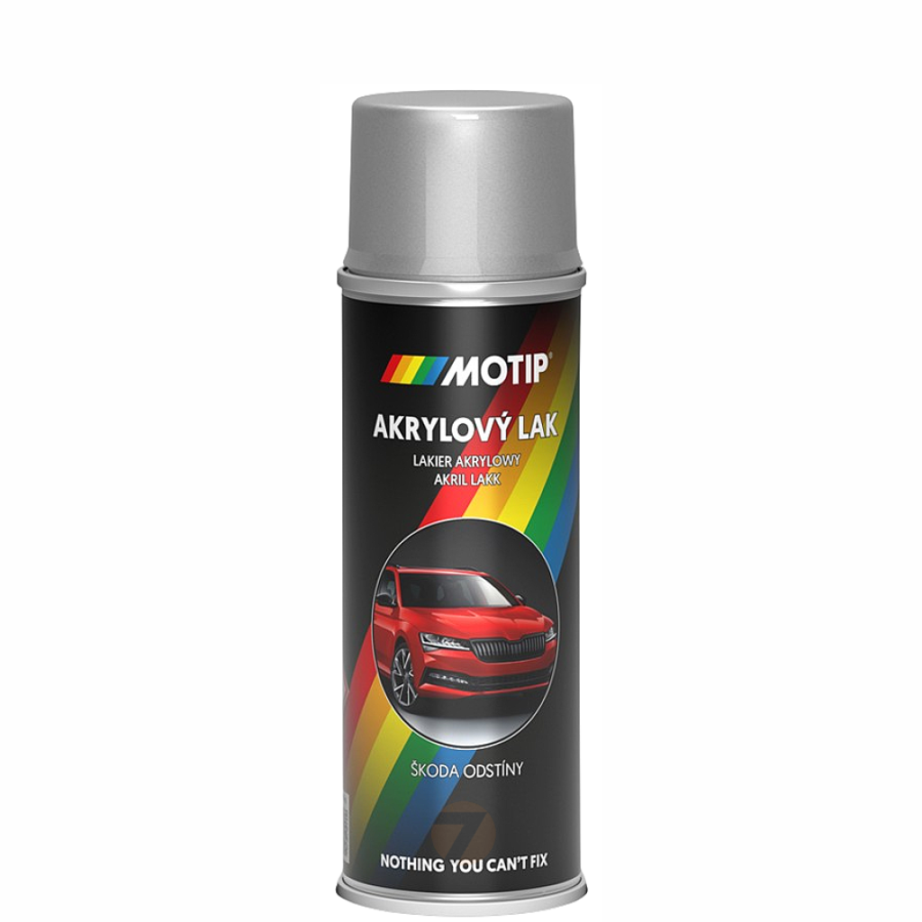 Shell 9156 Škoda 9156 (LA7W, 8E8E) stříbrná Brilliant metalíza ve spreji 200ml ...