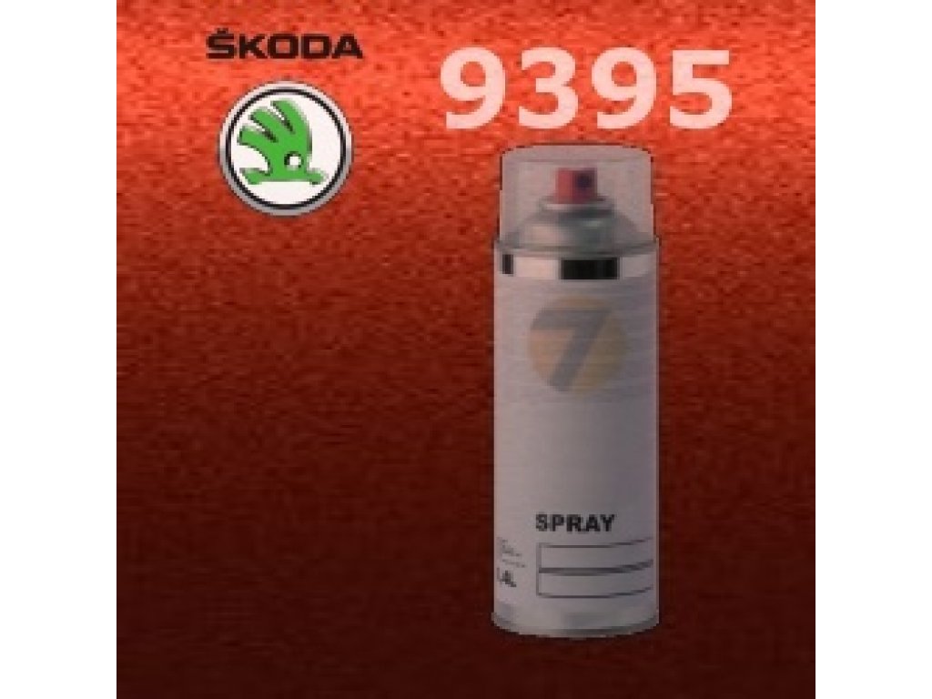 SKODA 9395 ORANZOVA CAYENNE ORANGE barva Spray 400ml