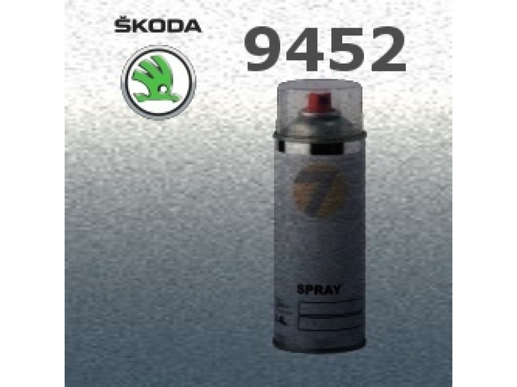 SKODA 9452 MODRA AQUA BLAU barva Spray 400ml