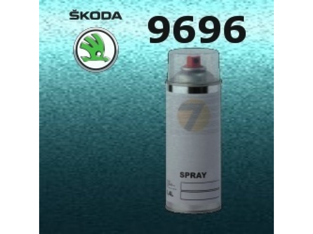 SKODA 9696 ZELENA SEA SEEGRUEN barva Spray 400ml