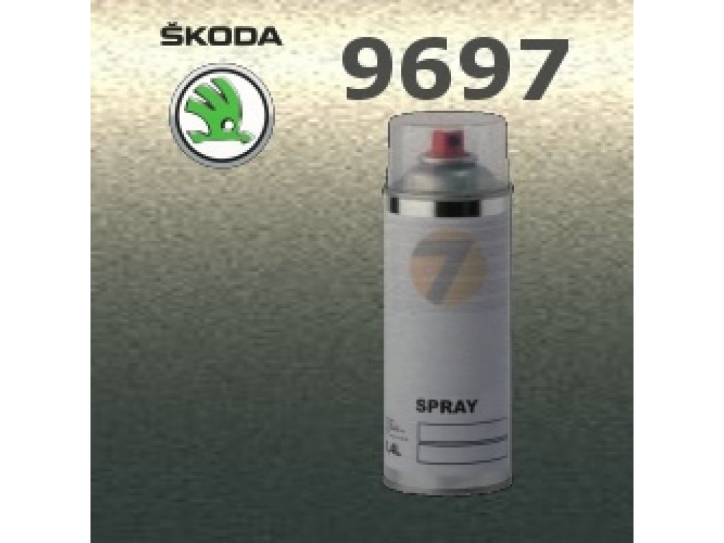 SKODA 9697 ZELENA AGAVE GRUEN barva Spray 400ml