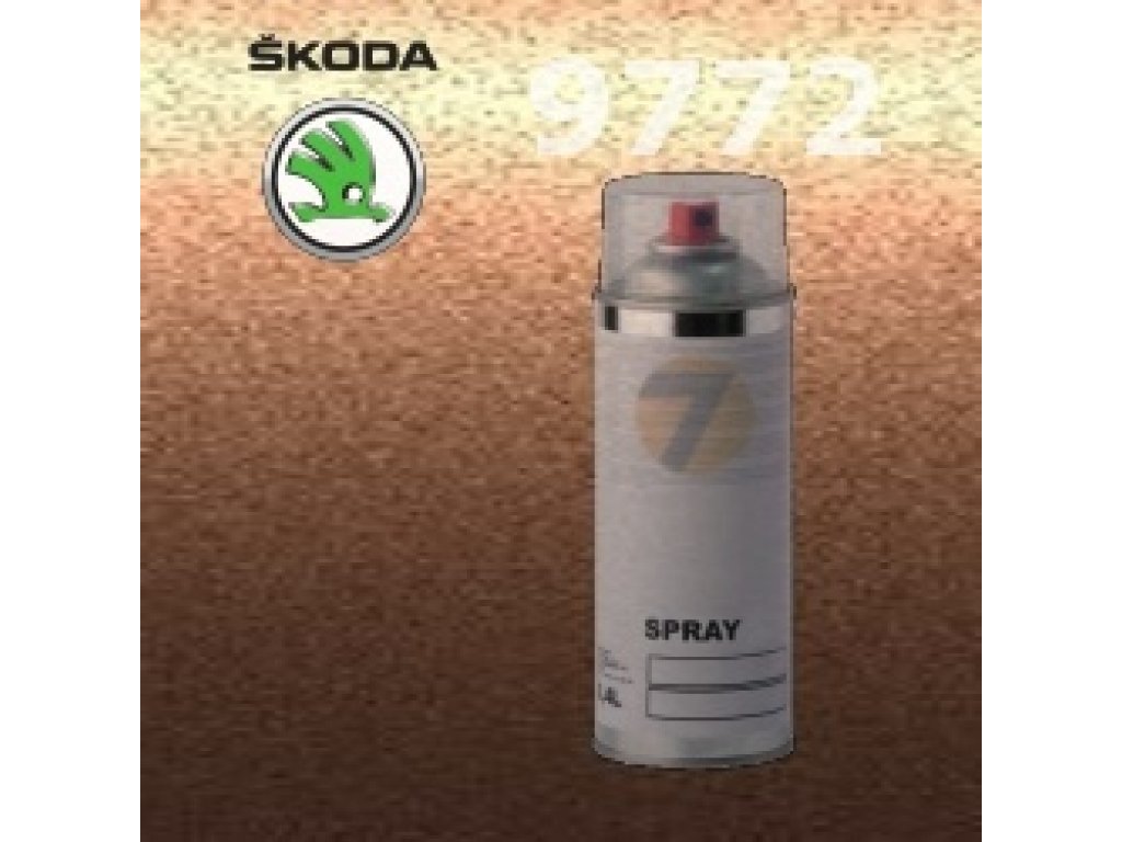 SKODA 9772 ORANZOVA TERRACOTTA ORANGE barva Spray 400ml