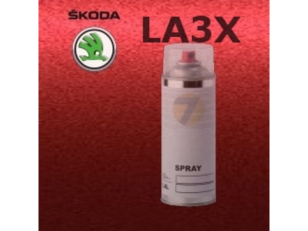 SKODA LA3X SUNSET RED barva Spray 400ml