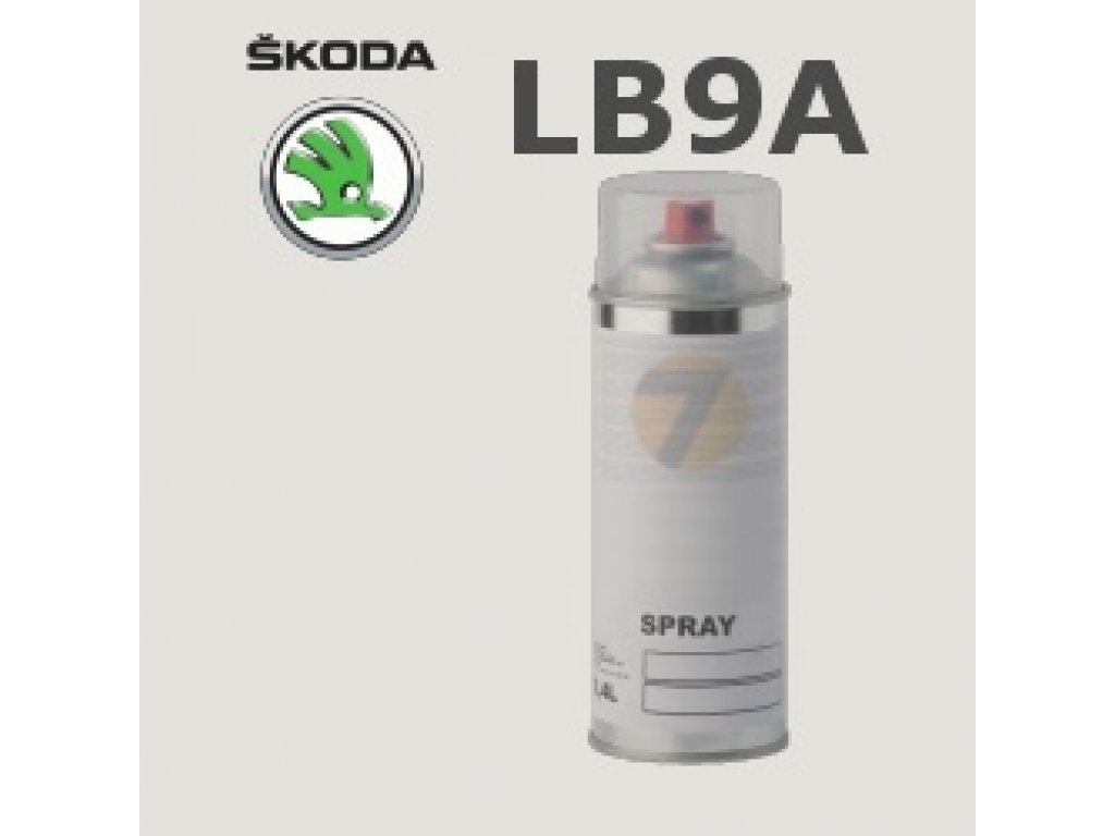 SKODA LB9A BILA CANDY WHITE barva Spray 400ml