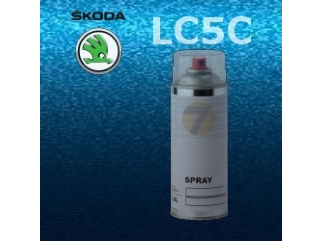 SKODA LC5C BISCAY BLUE barva Spray 400ml