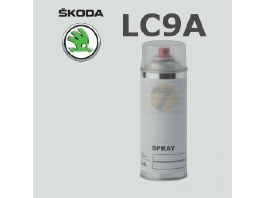 SKODA LC9A PURE WHITE barva Spray 400ml