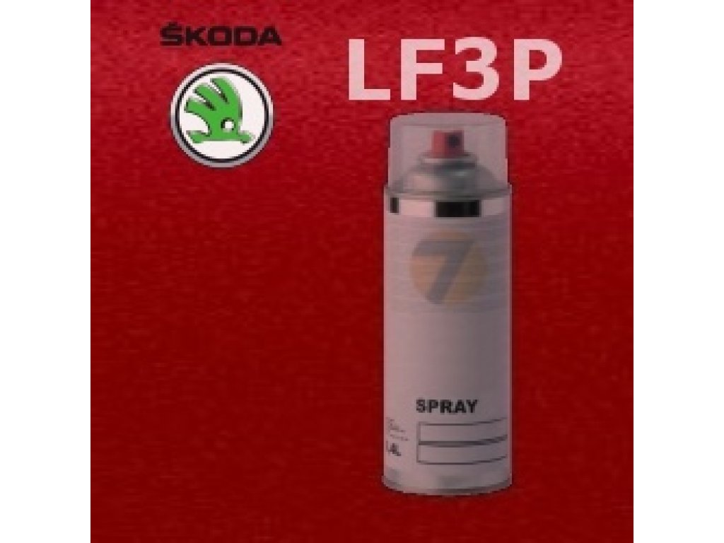 SKODA LF3P CERVENA VELVET barva Spray 400ml