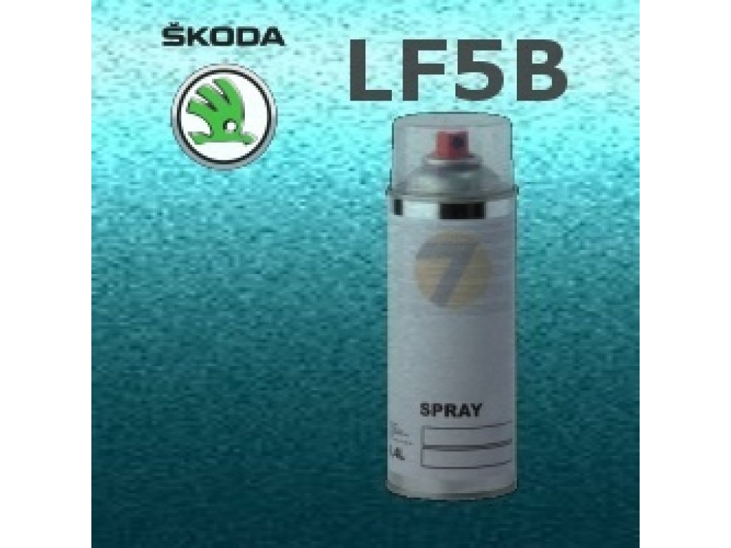 SKODA LF5B MODRA SEA BELOVED BLUE barva Spray 400ml