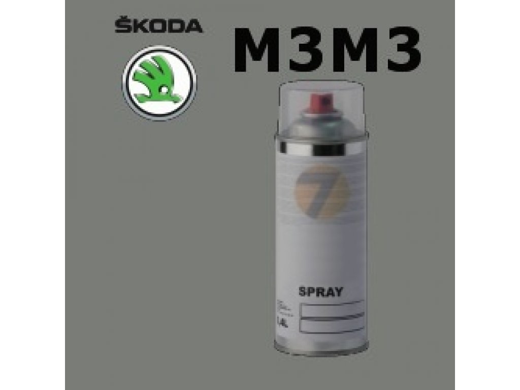 SKODA M3M3 SEDA STEEL GRIGIO vernice Spray 400ml