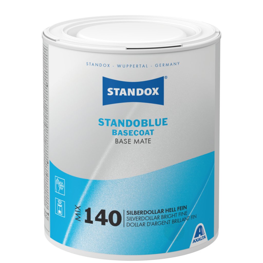 Standox Standoblue Basecoat Mix 140 Silverdollar Bright Fine 1 L ...