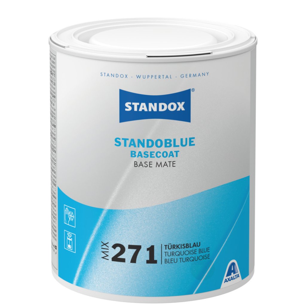 Standox Standoblue Basecoat Mix 271 Turquoise Blu 1 L - ColorShop.cz