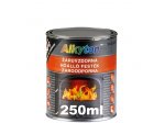 Alkyton Pintura resistente al calor negra 250 ml