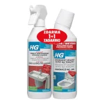 HG Foam scale remover 500ml and HG hygienic gel toilet cleaner 500ml