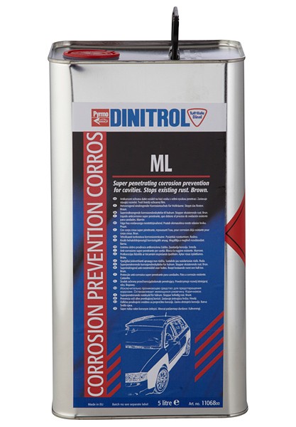 Dinitrol ML - Cire Antirouille Pour Corps Creux 1000ml | Protection Voiture & Véhicules