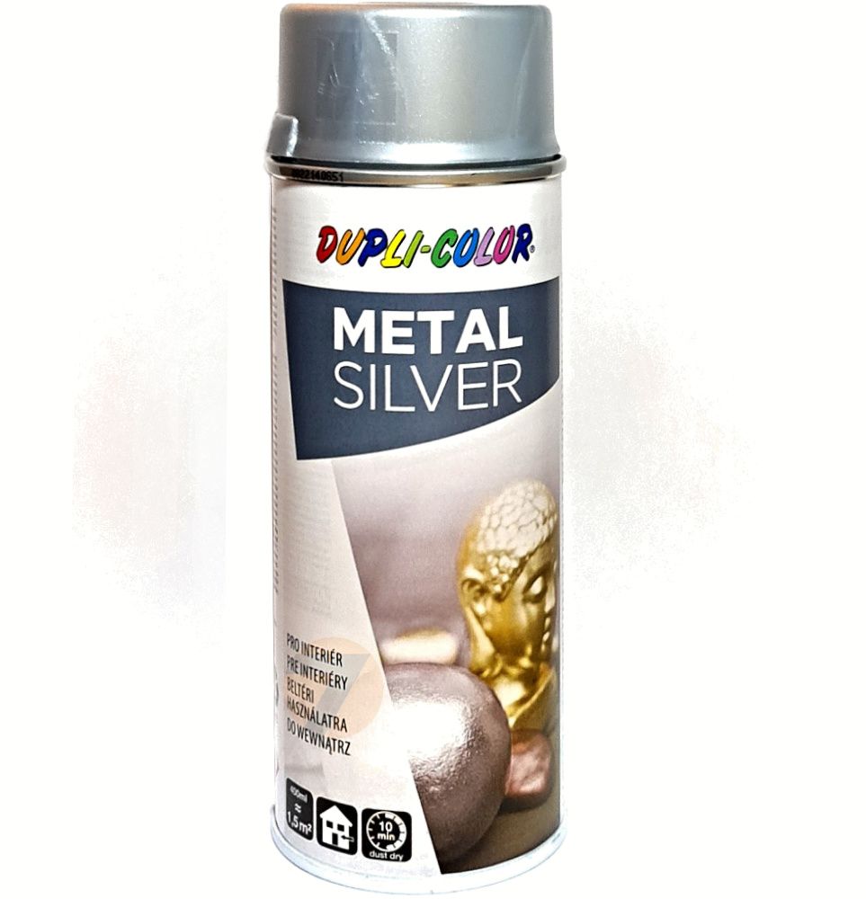 Metallic Spray Paint, Gold Chrome Silver