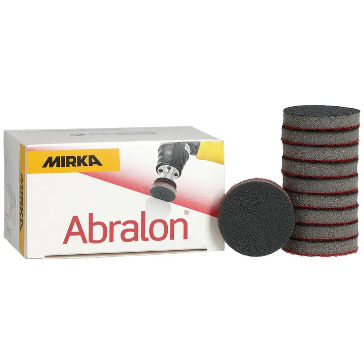 MIRKA Abralon Schuurschijven – Korrel 1000, 150 Mm, Schuimpad, Voor Lak & Kunststof