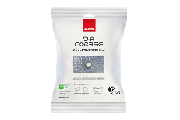 RUPES BLEU COARSE TAMPON PAD DE POLISSAGE 5 INCH 130MM