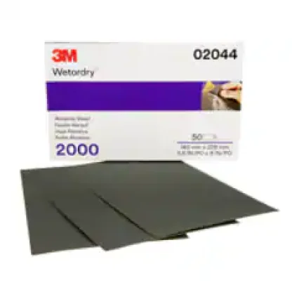 3M 02044 Wetordry Schleifpapier 401Q, P2000