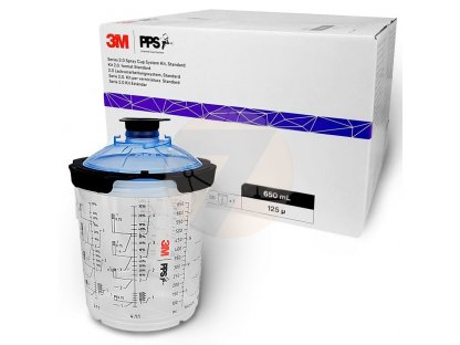 3M PPS Series 2.0 Kits, Standard, 650 ml, 125 μ, 26026