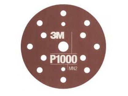 3M 34421 Flexible Abrasive Disc P1000 150mm 15 Holes Hookit