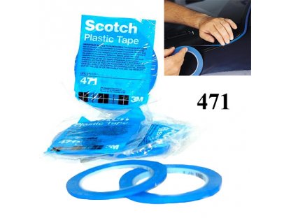 3M 6405 Obrysová páska PVC modrá 6mmx33m