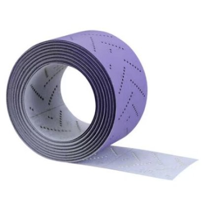 3M Cubitron II Hookit tisztító csiszolótekercs 737U, 70 mm x 12 m, többlyukú, P80 szemcseméret, 51430