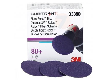 3M 786C Cubitron II Fibre Disques, Roloc, P 80+, 50mm