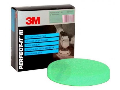 3M 50487 PERFECT-IT III Green Compounding Pad - 150mm