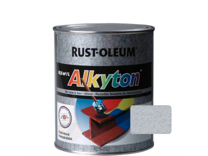 Alkyton kladívková barva stříbrošedá 750ml